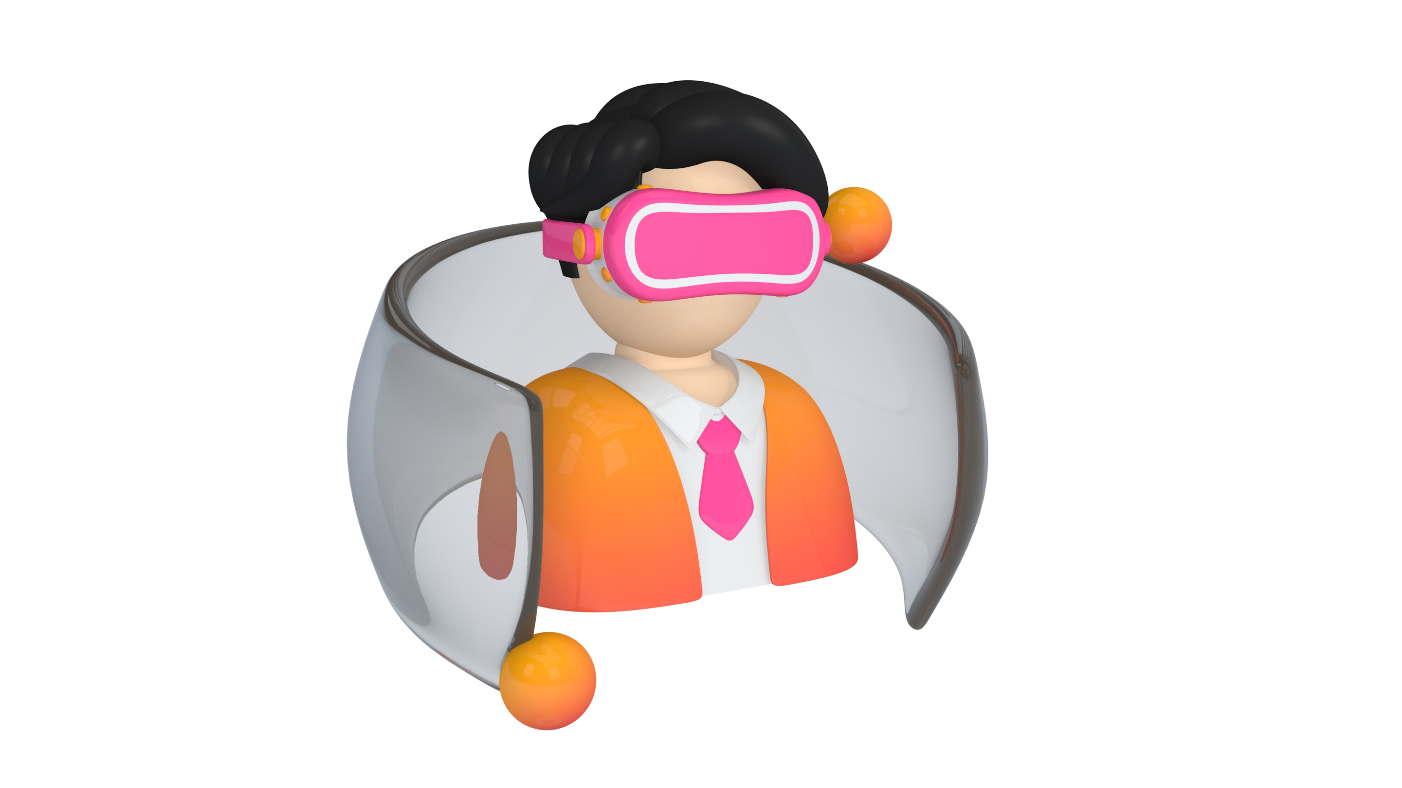 Metaverse 3D Illustration