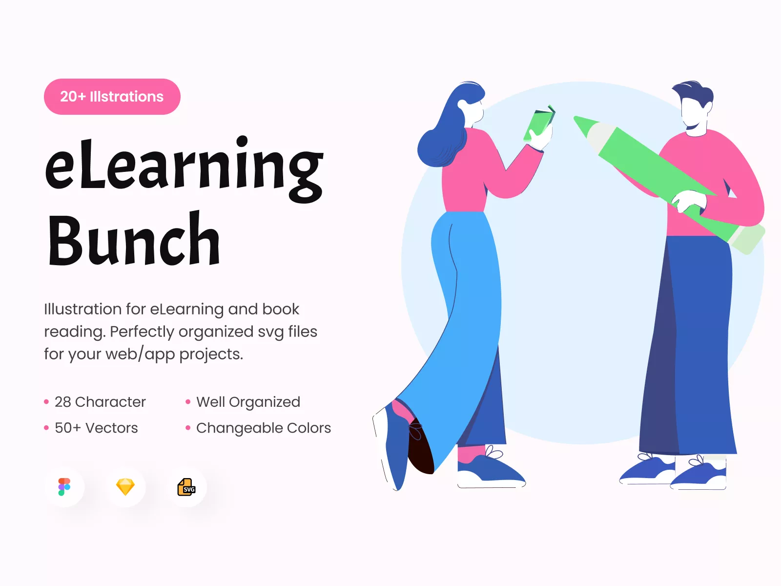 E Learning Illustration Pack