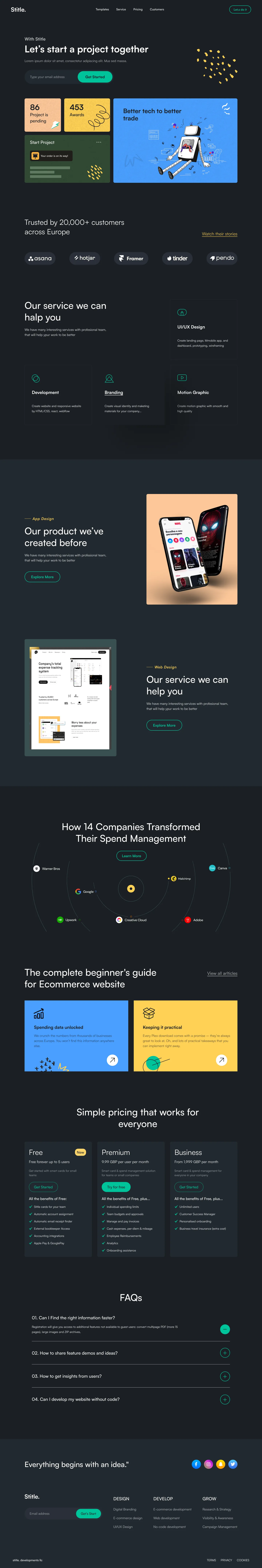 Creative Design Agency Landing Page