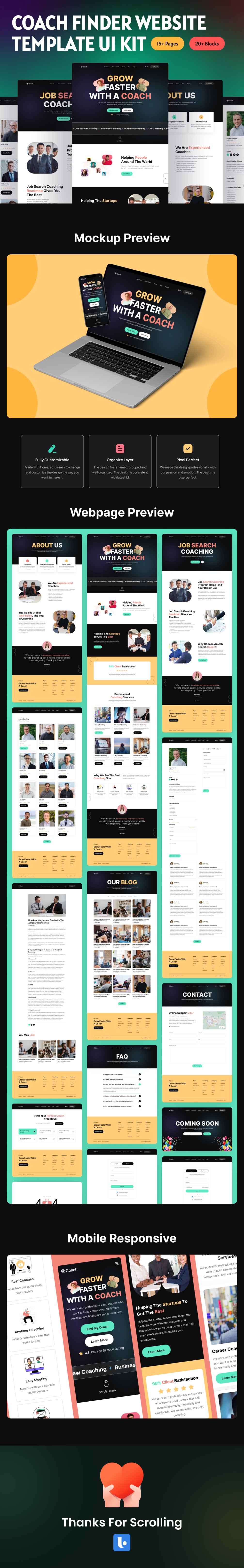 Career Coach Website UI Kit