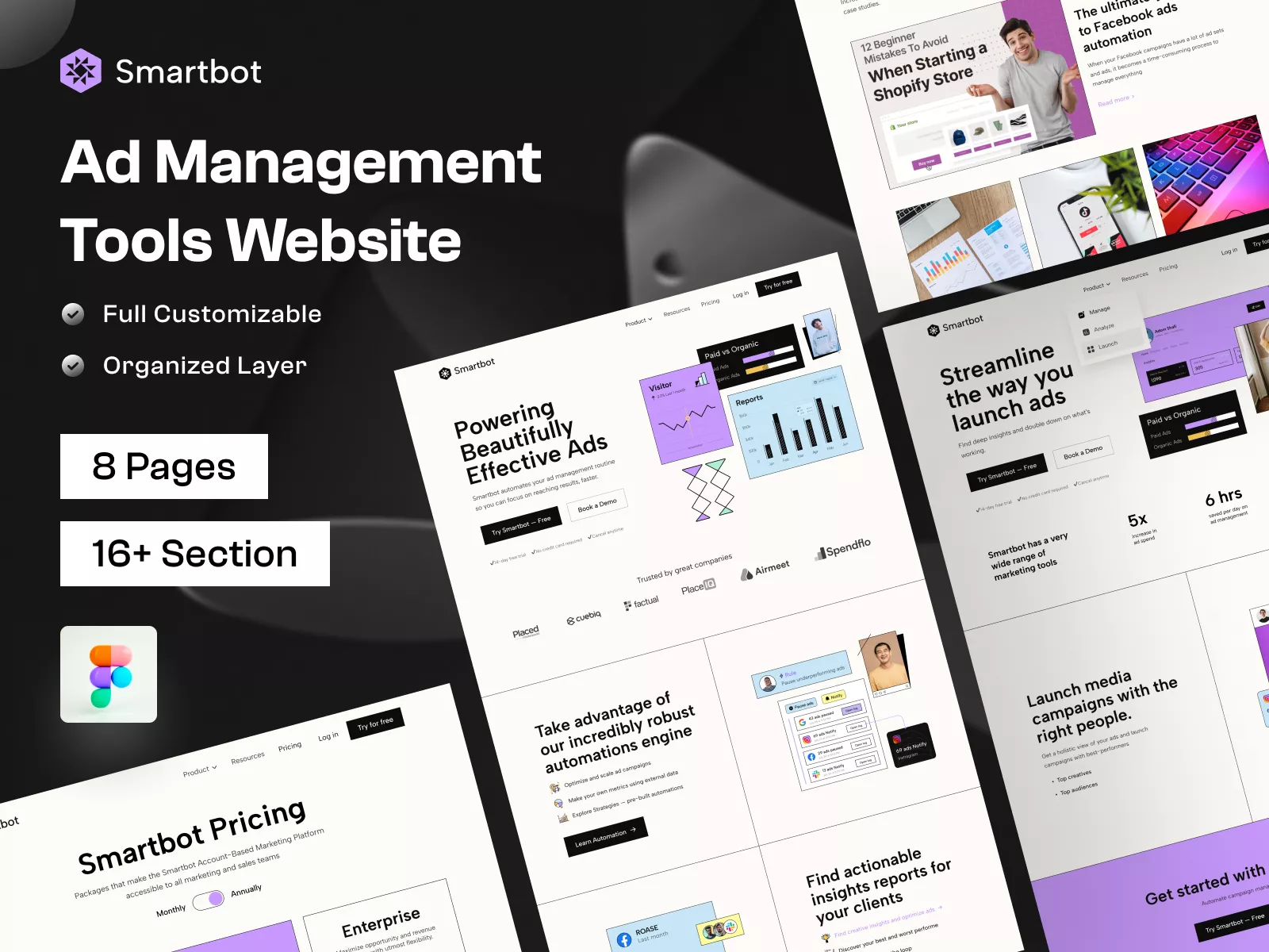 Ad Management Tool Web UI Template